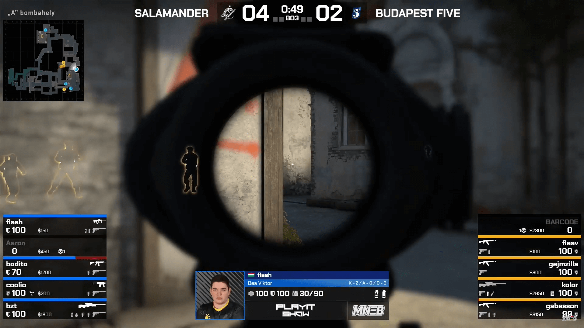 MNEB CS:GO HUD fejlesztés