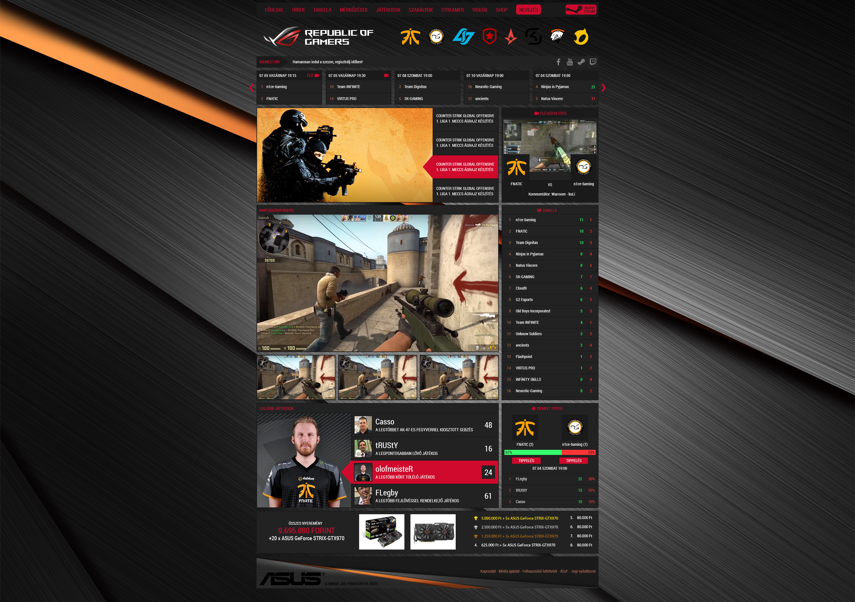 asus magyarorszag liga oldal főoldal grafika