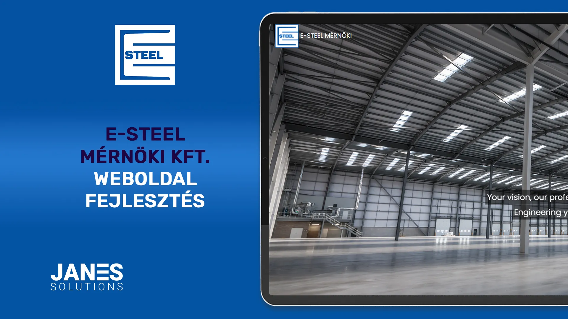 E-Steel Mérnöki Kft. – Weboldal fejlesztés