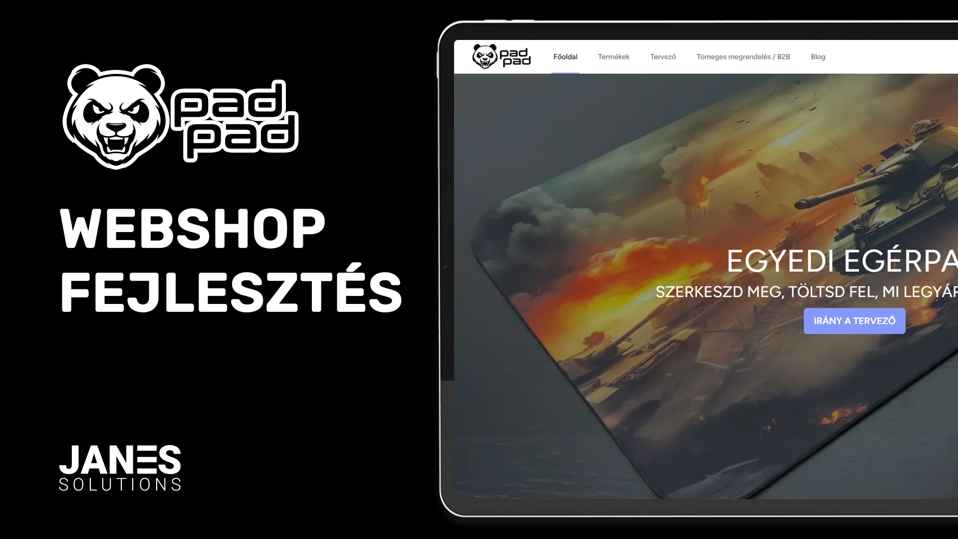 PadPad – Egy webshop újragondolása nulláról