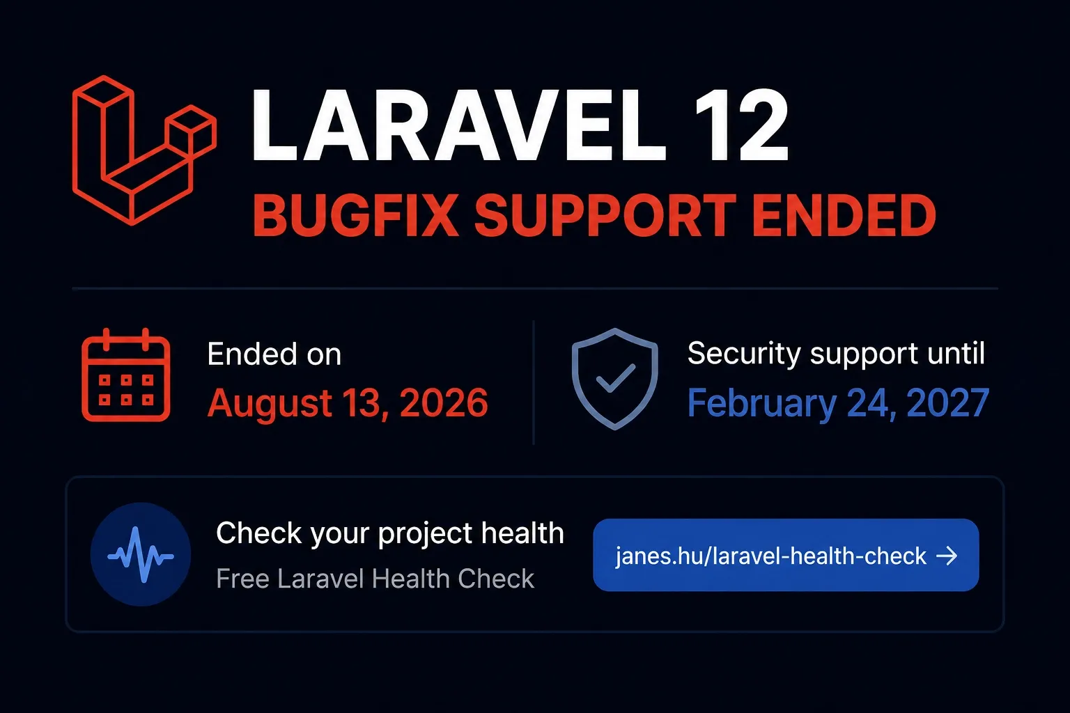 Laravel 12 támogatás vége – érdemes már Laravel 13-ra frissíteni?
